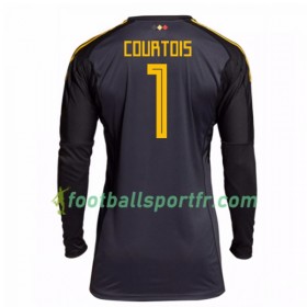 Tenue Belgique Courtois 1 Gardien Domicile Coupe du monde 2018 Maillot de Foot